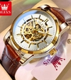 OLEVS 9002 Coffee Gold White
